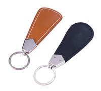 LIGIGWASH 2piezas Calzadores De Pu Antideslizantes Con Anilla Para Llavero Calzador De Viaje Para Hombres Diario Casa y Calzador De Zapatos