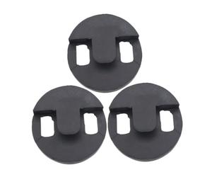 LIGIGWASH 3 Piezas Silencioso de Cello Negro Redondo Accesorio de Goma para Control de Volumen y Protección de Cuerdas Instalación Fácil para Prácticas Ambientes Sensibles al Ruido