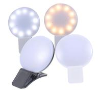 LIGIGWASH 4 Piezas Luz LED Portátil para Enfermería con Clip Mini Luz de Bolsa USB Recargable Accesorio Pequeño y Cómodo para Trabajo Nocturno