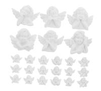 LIGIGWASH 48 piezas Figuras de Ángeles Resina para Manualidades Diseño Plano para Decoración de Carcasas de Móvil y Accesorios Creativos