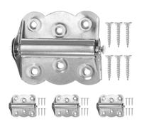 LIGIGWASH 4piezas Bisagras de Puerta de Acero Inoxidable con Resorte Automático para Puerta de Malla con Tornillos Automáticas Madera Bisagras de Cierre Suave y Duraderas
