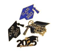 LIGIGWASH 4piezas Broche De Graduación Accesorio Para Celebraciones De Graduación De Escuela Secundaria y Universidad Broche De Esmalte Clase Pin De Botón De De Esmalte Joyería De Clase