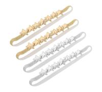 LIGIGWASH 4piezas Diademas de Estrellas para Diseño de Estrella Material Elástico y Antideslizante para Actividades al Aire