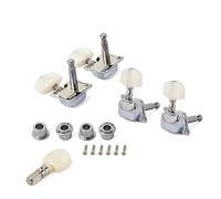 LIGIGWASH 5 piezas Kit de Clavijas Afinación Semi Cerradas para Banjo con Bujes Cuerpo Metálico Resistente Incluye Clavijas Izquierda Derecha Mejora Sonido y Tensión de Cuerdas