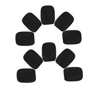 LIGIGWASH 50 Piezas Unidades Funda Espuma para Micrófono Protector Antiviento Negro de Alta Densidad para Micrófono de Solapa y Auriculares Reducción de Ruido Eficaz Fácil Instalación y