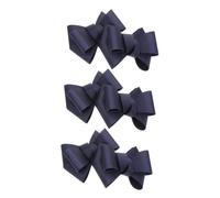 LIGIGWASH 6 Adornos de Lazos Clásicos para Zapatos de Tela Acanalada, Resistentes la Deformación con Fijación Estable para Uso en Bodas y Diario
