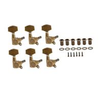 LIGIGWASH 6 piezas Clavijas de Afinación para Guitarra Acústica Tipo Derecho Estructura Simple y Ligera Herramienta Fácil de Usar para Músicos y Principiantes de Repuesto para Instrumentos