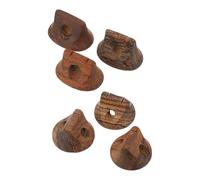 LIGIGWASH 6 Puentes Para Erhu En Madera De Ébano De Tigre, Colores Surtidos (3 Ovalados 3 Triples), Accesorios Musicales Pequeños y Livianos Para Reemplazo y Mejora De Tono