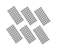 LIGIGWASH 6hojas Puntos De Seguimiento para Escáneres Marcadores De Puntos De Reflexión Difusa Interior Exterior Pegatinas De Posicionamiento De Brillo para Escaneo Industrial y Óptico