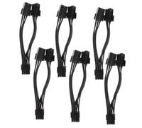 LIGIGWASH 6piezas Cable Adaptador Pcie Dual Unidades para Gpu Tarjeta Gráfica Cable De Alimentación De Extensión para Pc