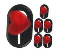 LIGIGWASH 6piezas Funda Protectora para Cámara De Notebook Funda Deslizante Privacidad Diseño Corazón Compatible Varios Dispositivos