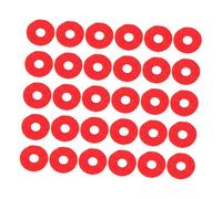 LIGIGWASH 90 Piezas Arandelas de Regulación para Piano de Fieltro Rojo para Teclas Accesorios de Reparación de Piano Herramientas de Afinación y Nivelación de Teclas