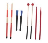 LIGIGWASH accesorios para bateria estuche bolsa paquete de baqueta accesorios baterista de percusión organizador de baquetas de tambor plástico Red