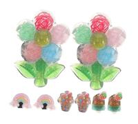 LIGIGWASH Adornos para Cordones de Zapatos Infantiles Brillo Clips Decorativos Desmontables 8 Piezas Multicolor Diseño de Princesa Helado Arcoíris y Flores Accesorios para Zapatillas