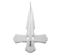 LIGIGWASH Arpa de Boca Portátil de Mandíbula Tradicional Cruz Plateada, Instrumento Musical Étnico para Adultos, Sonido Claro y Compacto para Música Folclórica y Lamelófono Profesional
