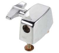 LIGIGWASH Base de Pata de Tom de Metal Resistente Distancia de Orificio 4 Cm, Soporte para Patas de Batería y Accesorios de Percusión, Compatible con Tambores y Tomes Montados para Uso