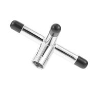 LIGIGWASH Billar en Cruz Plata de Metal para Mesa Profesional | Diseño Creativo, Uso Estable y Duradero, Accesorio para Tacos de Billar Americano
