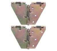 LIGIGWASH Bisagras Ajustables para Mesa Plegable 180° de Hierro Resorte, 2 Unidades Pequeñas para Muebles de Comedor, Escritorio Plegable de Pared, Alta Resistencia y Cierre Estable