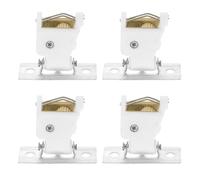 LIGIGWASH Bloqueo de Cordón para Cortinas Romanas Poleas de Poliéster y Acero Inoxidable, 4 Piezas, Diseño Estilizado y Alta Flexibilidad para Uso Hogar