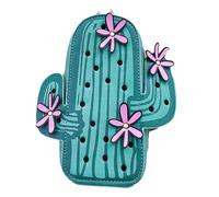 LIGIGWASH Bolso Bandolera Mini Cactus Rosa para Mujeres Diseño y con Correa Ancha Bolso Cruzado Pequeño para Diario y