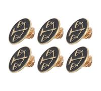 LIGIGWASH Broche de Solapa de Metal Diseño de Balanza 6 Piezas Pin de Solapa de Abogado para Trajes Formales Accesorio Simbólico para Profesionales del Derecho Obsequio para Graduación