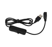 LIGIGWASH Cable de Extensión USB para Ventilador con Interruptor Inline, Cable Macho a Hembra de Cobre y Goma, Transmisión Estable de Energía para Celebración Verano en Escritorio o