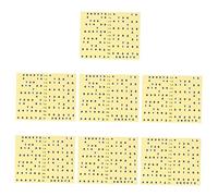 LIGIGWASH Calcomanías para Diapasón de Guitarra Pegatinas de Notas para Principiantes 7 Piezas Fáciles de Usar para Clásicas Acústicas y Eléctricas