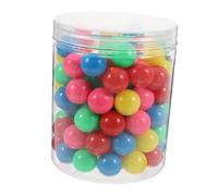 LIGIGWASH Canicas De Plástico Huecas De Colores 20 Mm, Juego Educativo De 100 Piezas Para Conteo y Problemas De Probabilidad Matemáticas Escolares, Adecuado Para Niños