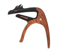 LIGIGWASH Cejilla Para Guitarra Profesional Ajustable De Metal Color Madera Oscura, Accesorio Para Guitarra Acústica y Eléctrica, Clip De Tono Modificado Para Uso Conciertos y Práctica