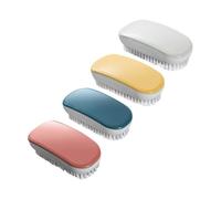 LIGIGWASH Cepillos de Limpieza Multiusos para Ropa y Zapatos, Set 4 Piezas Colores Surtidos, Cerdas Suaves para Quitar Manchas, Uso Doméstico, Práctico y Ligero para Lavado Eficaz