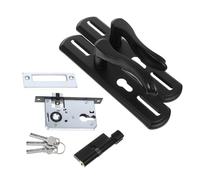 LIGIGWASH Cerradura Silenciosa de Puerta con Llave Pomo Ajustable de Aluminio para Baño y Dormitorio Fácil Instalación Diseño Moderno y Resistente para