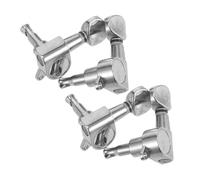 LIGIGWASH Clavijas de Afinación Metálicas para Ukelele, Juego de 4 Perillas Completamente Cerradas, Accesorio Duradero para Ajuste Rápido y Precisión en Instrumentos Musicales