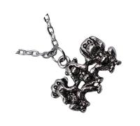 LIGIGWASH Collar Colgante de Mono para Mujer Diseño Inspirador Tres Monos Sabios sin Oír sin Ver sin Hablar Color Multicolor Accesorio Adecuado para Uso Diario y Obsequio Especial