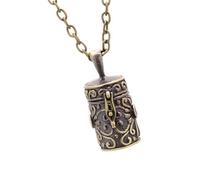 LIGIGWASH Collar Urna Cenizas Pequeña para Mascotas Accesorio Colgante Cilindro de Acero Inoxidable Color Plata Recuerdo Conmemorativo para Perros y Gatos Ligero y Duradero