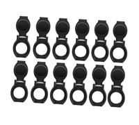 LIGIGWASH Cubierta Protectora De Lente De Cámara Web USB, 12 Piezas Ultradelgadas para Privacidad, Diseño Compacto y, Accesorio para Portátil y Pc, Color Negro