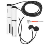 LIGIGWASH Cuerda de Saltar Digital Inalámbrica para Ejercicio en Interiores Rodamiento Interno y Material PU, Adecuado para Espacios Pequeños y Fitness