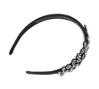 LIGIGWASH Diadema de Mujer con Incrustaciones de Banda Ancha Elegante para Pelo Accesorio y Cómodo para Diario y Actividades Variadas