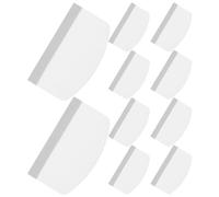 LIGIGWASH Espátula para Película Protectora de Pantalla Móvil Herramienta Raspadora Curva Blanca 40 Piezas para Instalación Precisa sin Burbujas Aplicador de Protector de Pantalla