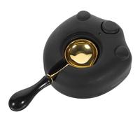 LIGIGWASH Fundidor de cera, horno de fusión, estufas para fundir cera, kit de sellos con cuchara, 1 set, cobre y ABS, para manualidades DIY, fácil de guardar