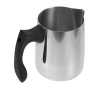LIGIGWASH Jarra Espumadora de Leche Acero Inoxidable con Mango Plástico Resistente al Calor y Medidor Preciso para Café Espresso y Latte Hogar y Cafeterías Reutilizable
