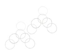 LIGIGWASH Juego de 2 Juegos de Cuerdas para Guitarra Clásica 6 Cuerdas de Nailon Transparente Bajos Entorchados Plateados Tensión Media para Guitarra Flamenca y Aprendizaje Accesorios
