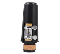 LIGIGWASH Juego De Boquilla y Abrazadera Para Clarinete Si Bemol Accesorio Para Instrumentos De Viento De Madera Tapa Protectora Negra Para Clarinete y Reemplazo Para Músicos