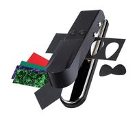 LIGIGWASH Juego de Cortador y Punzón para Púas de Guitarra, Herramienta Portátil DIY para Fabricación de Púas, Compatible con Plástico de 1 Mm, Accesorio Adecuado para Color Color Aleatorio