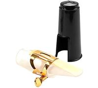 LIGIGWASH Kit de Boquillas para Saxofón con Cierre Metálico y Tapa Plástica Accesorios para Instrumentos Musicales Diseño Práctico y Ligero Compatible con Saxofones de E y Cc