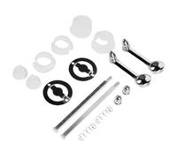LIGIGWASH Kit de Mecanismo para Molinillo de Pimienta Manual 105 MM 2 Piezas de Aleación de Zinc y Aluminio Repuesto Compatible Molinillos de Cocina Accesorio para Sal y Especias Uso