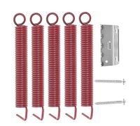 LIGIGWASH Kit de Muelles y para Puente de Guitarra Eléctrica Accesorios Vintage Duraderos con Tornillos Superficie Pulida para Tensión y Estabilidad Trémolo