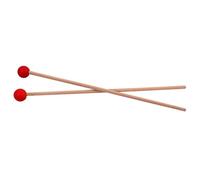 LIGIGWASH Mazo Grande para Carillón Rojo Cabeza de Goma y Mango de Madera, Baqueta de Percusión para Instrumentos Musicales, Accesorio Duradero Uso Educativo