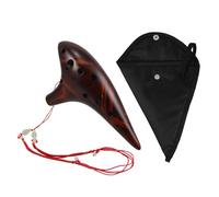 LIGIGWASH Ocarina De Cerámica De Orificios Do Instrumento Musical Para Principiantes y Entusiastas Música Sonido y Afinación Precisa Incluye Funda y Partitura Para Diversos Estilos