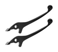 LIGIGWASH Palanca de freno hidráulico para moto off road, 2 piezas, mano derecha, metal, negro, compatible con ATV y quad, para vehículos todoterreno y dune buggies
