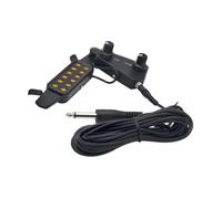 LIGIGWASH Pastilla Para Guitarra Acústica Con Ajuste De Tono y Volumen Transductor Multipropósito Para Banjo y Guitarra Folk Instalación Sencilla y Sonido Puro Para Músicos
